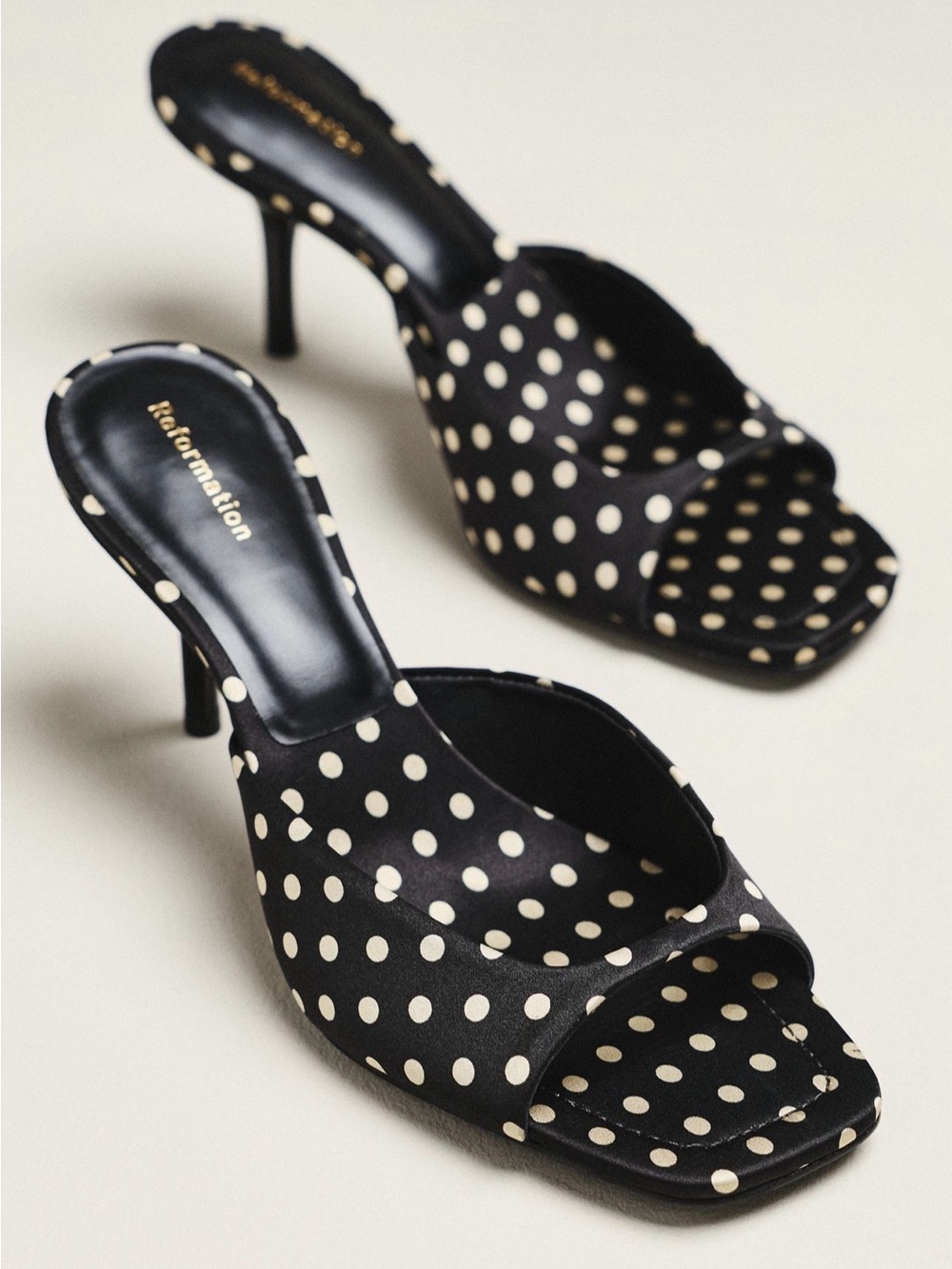 Reformation Clementine Mule Heels
